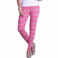 Buy Printed Leggings in blue and white by Pink 'n' Purple – Deepee